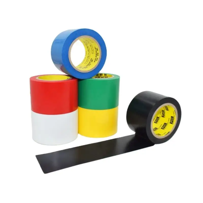 Heat resistant Insulating tape colored electrical maintenance insulation tape rubber safety protective PVC adhesive tape