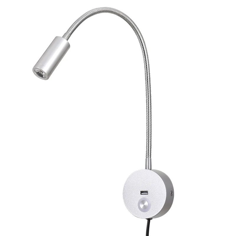 Настенная Светодиодная лампа для чтения, 3 Вт