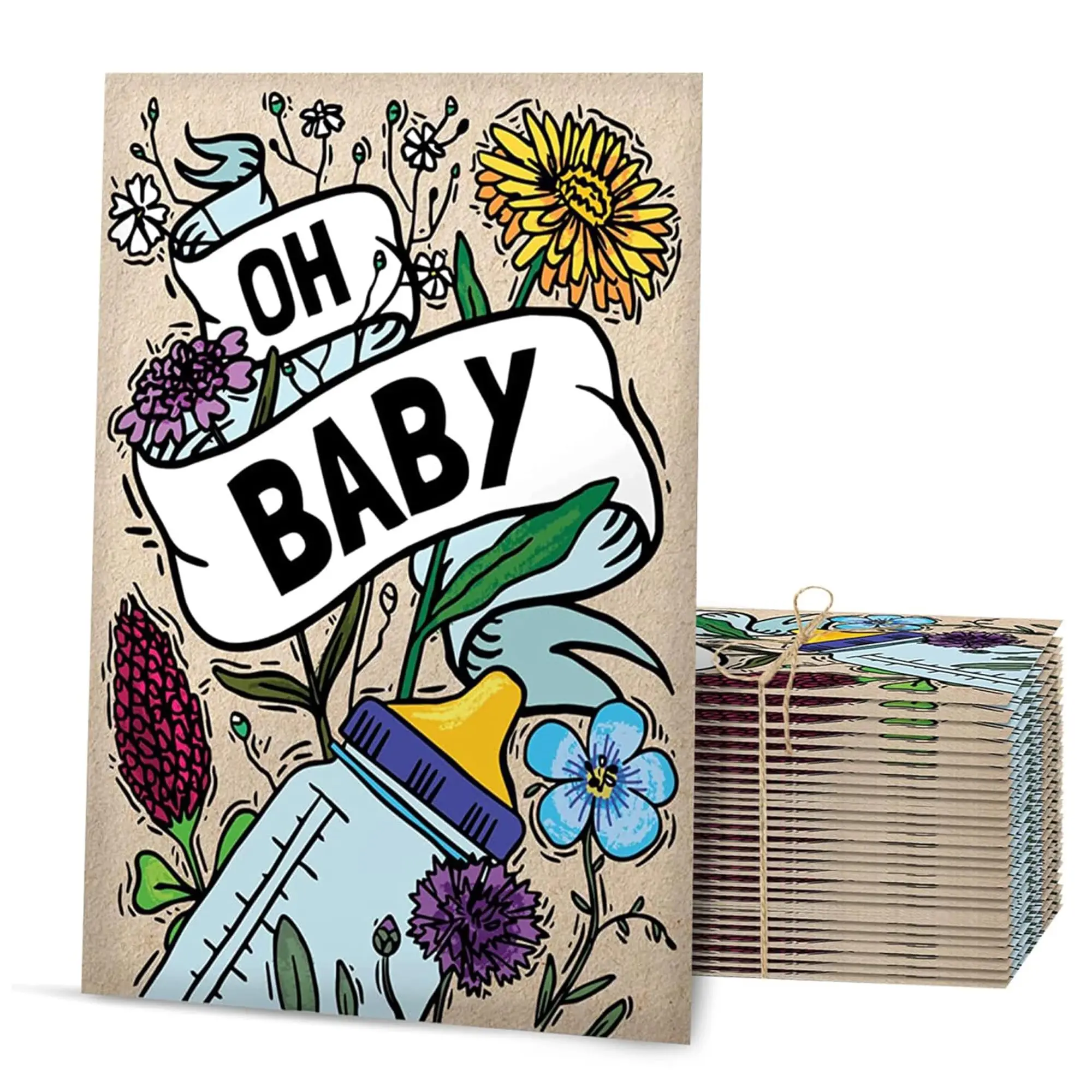 High Quality Oh Baby Wildflower Favors for Any Baby Shower