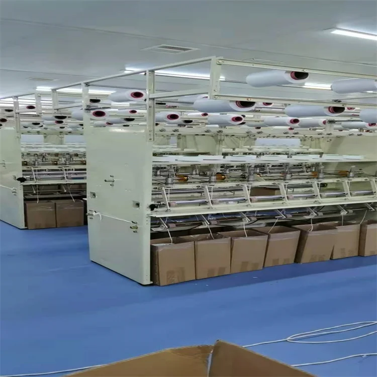 Earloop cord thread machine with elastic materials full auto system