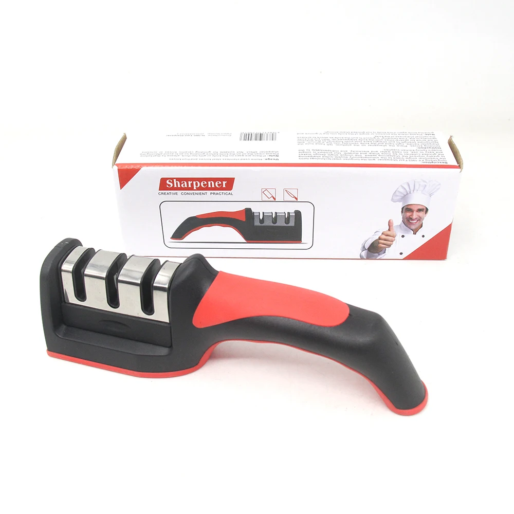 Sharpening Stone Kitchen Knife Sharpener Angle Guide Set With Bamboo 2-side Grit Laser Custom Print