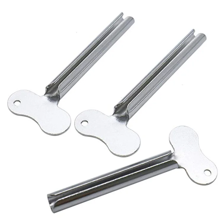 Luxury Metal Toothpaste Dispenser Facial Cleanser Toothpaste Tube Squeezer Mickey Shape Cosmetics Tube Squeezer
