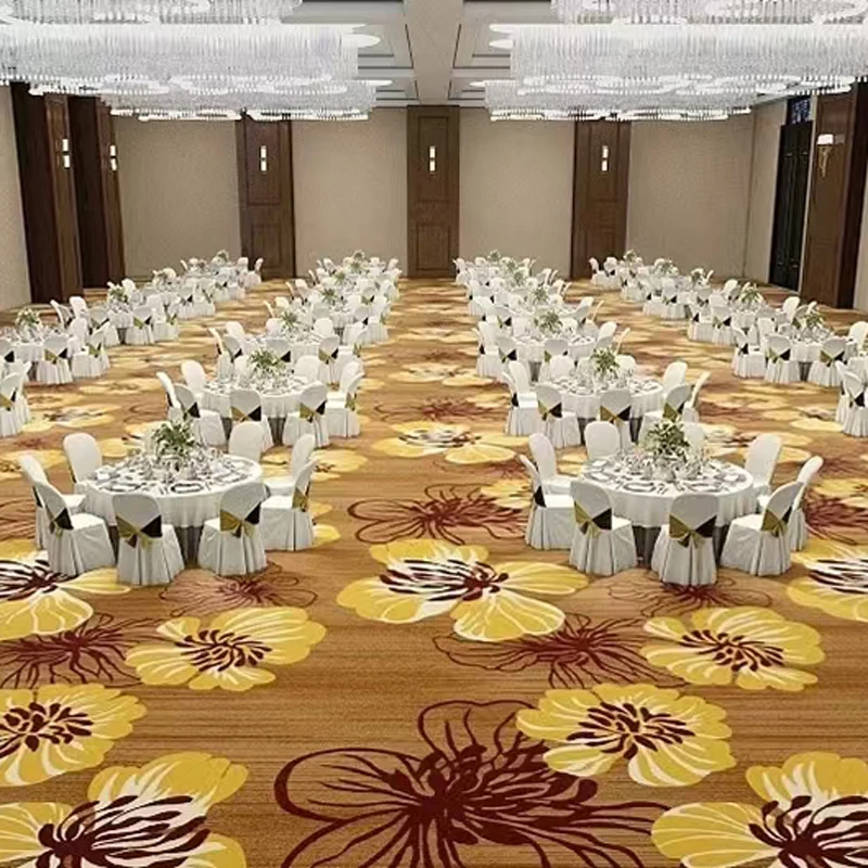 Commercial Hospitality Flowers Design Lobby Banquet Carpet D-H2Series