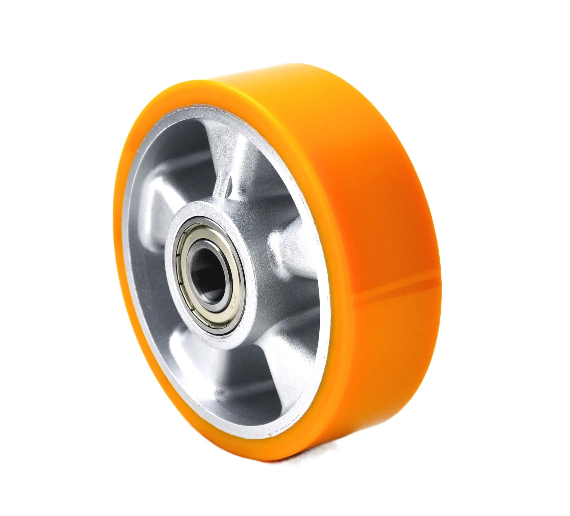 
Source factory products 150X50X60mm Double ball bearing heavy duty Aluminum core polyurethane caster wheel 