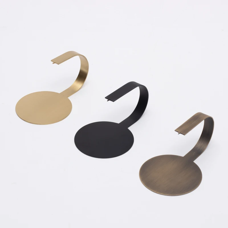 Wax Gold Brass Candlestick Candle Holder for Home Decor Black Antique Brass Candleholder