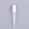 Silicone Liquid Clear Droppers Pipettes Smooth Sided Resistant Skin Care Essence Oil Liquid Dropper