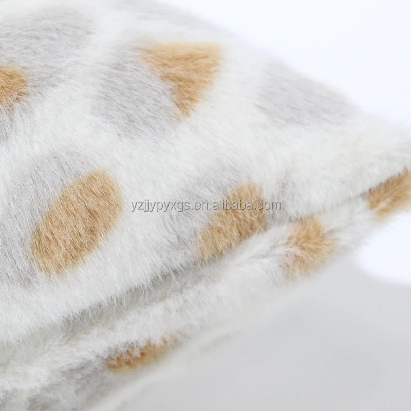 Modern Design Printed Faux Rabbit Fur  Decorative Pillow Living Room Bedroom Throw Pillow Car Sofa Pillow