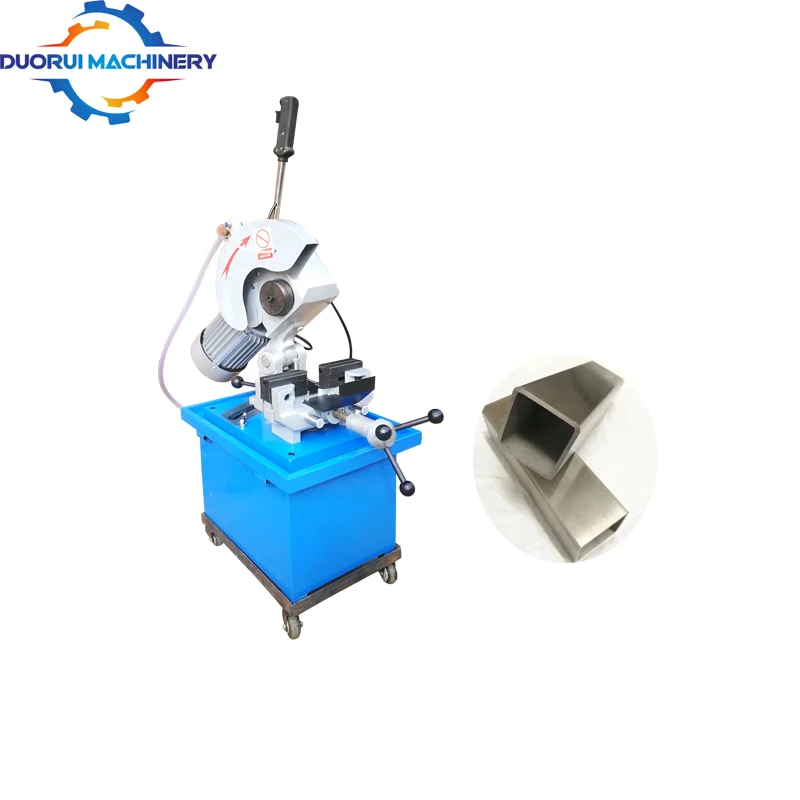 Semi Auto  Steel Tube Metal Cutting Vertical Circular Saw cutting for pipe