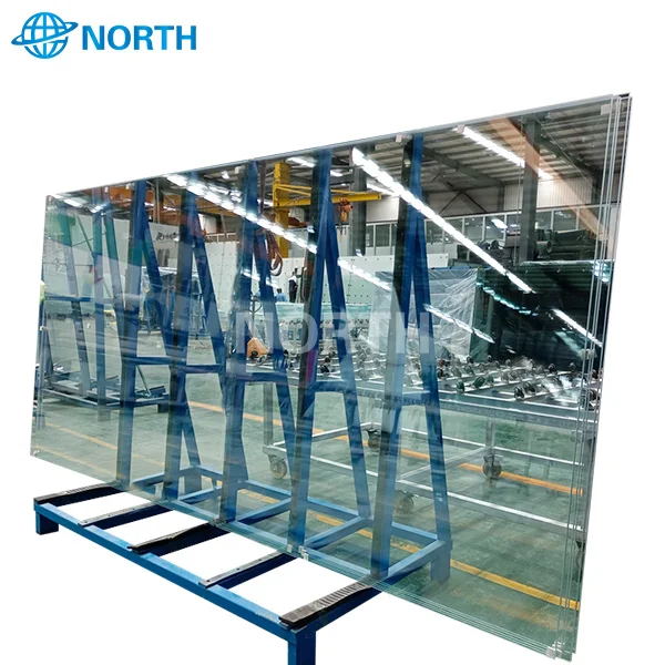 6mm dark blue reflective curtain wall glass For Construction & Real Estate