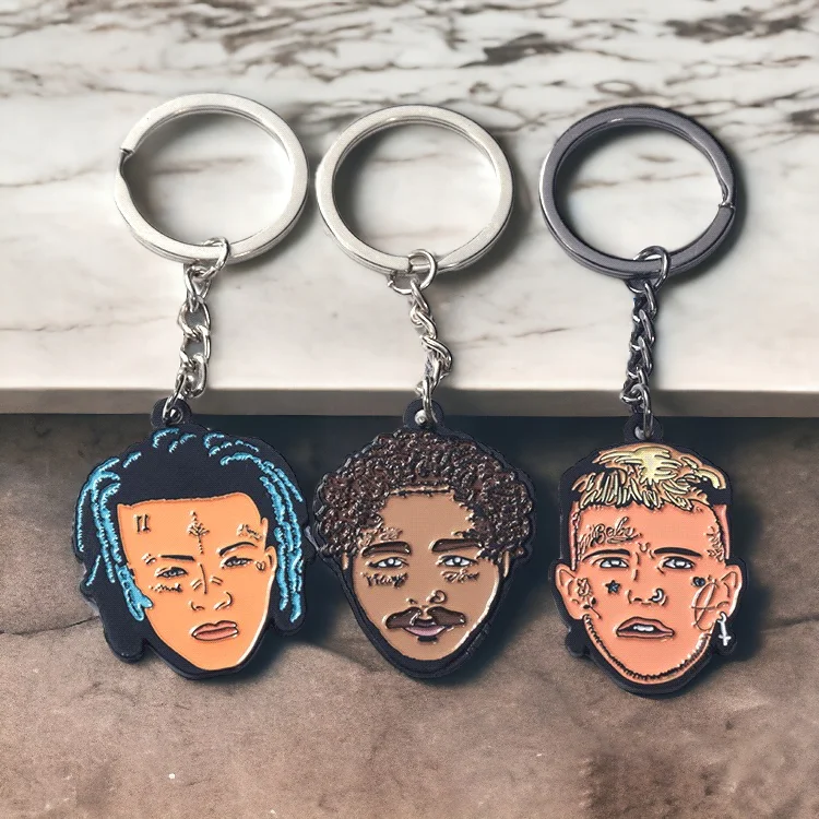 Manufacturer Customized Designs Metal Letter Phrase Name Key Chain Keyrings Keychains Holder Custom Name Keychain