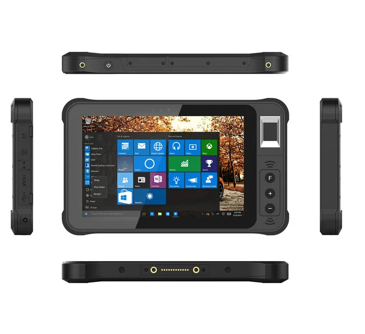 7 'водонепроницаемый Промышленный маршрутизатор 4G версии windows NFC кард-ридер с функцией распознавания лиц считыватель отпечатков пальцев на открытом воздухе Прочный планшетный ПК