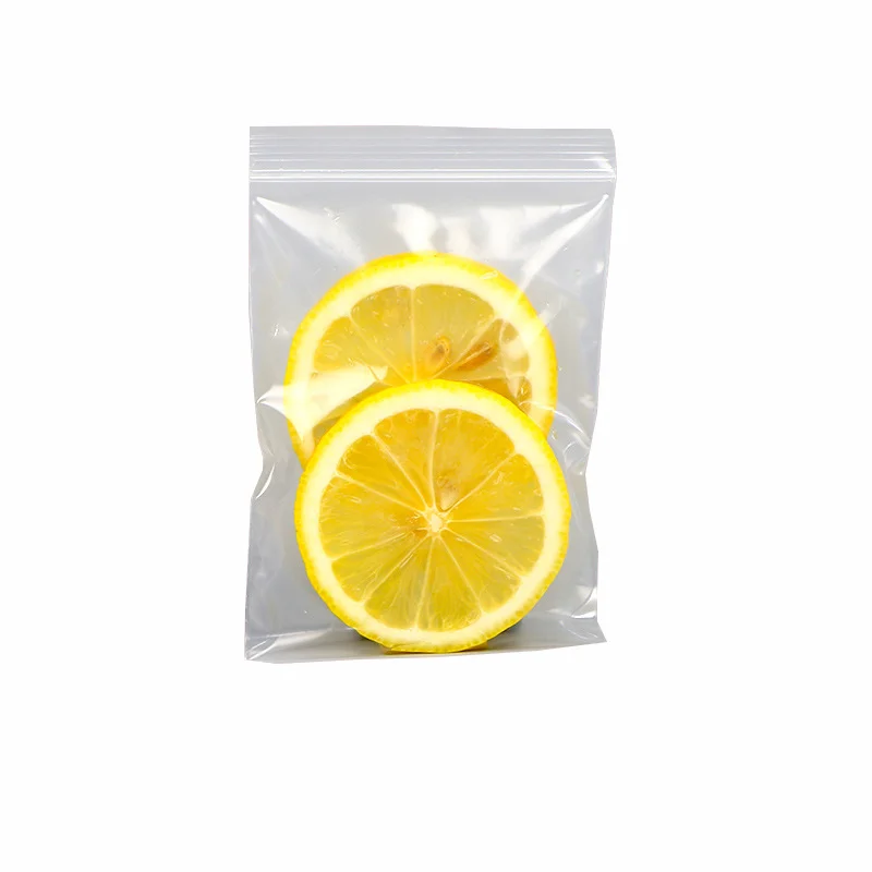 High Quality 16*23cm 60 microns plastic Zipper Pouch Low Density Polyethylene Zip Lock Bag