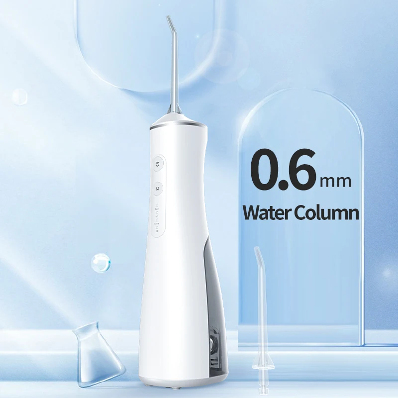 Оптовая продажа перезаряжаемый ирригатор для полости рта 3 режима Электрический водоотталкивающий стоматологический водонепроницаемый с 4 наконечниками TYPE-C английская лазерная печать