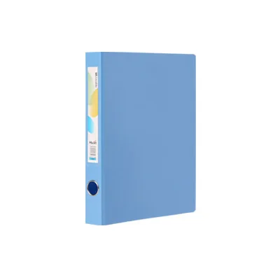 Wholesale A4 PP Cover 2 3 4 Ring Loose Leaf Custom Ring Binder Document File Folder