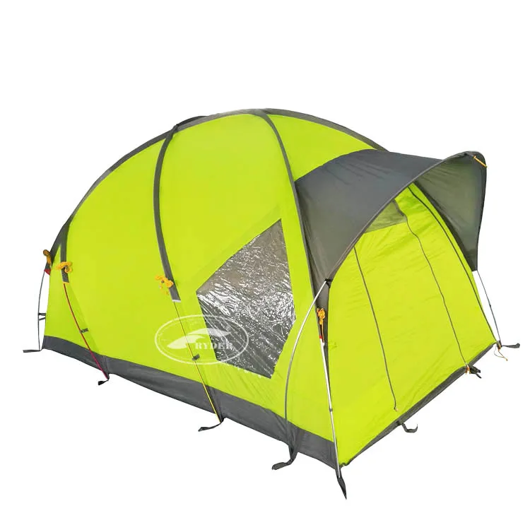 Leading Professional Geodesic Large Space Portable Custom Camping Equipment Tent Manufacturer China Flame Retardant Non-PFC