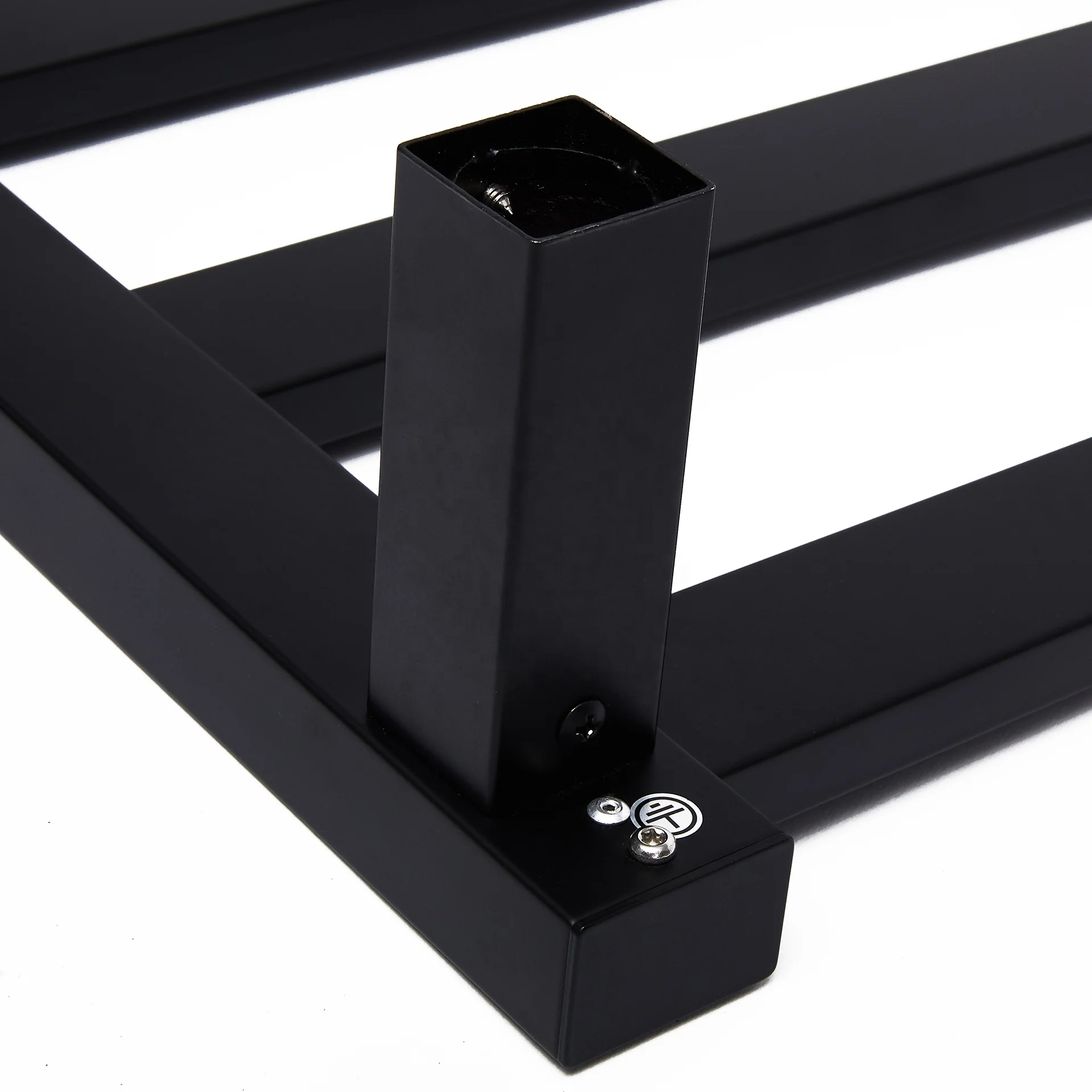 
TARRIOU Stainless Steel Electric Heated Towel Rack Black For Bathroom 