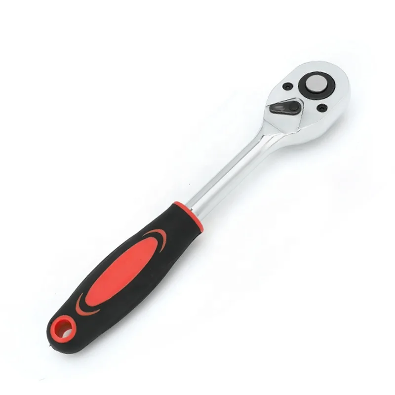2022 factory hot sale 1/2' Quick Release Reversible 24 Teeth Ratchet Wrench Ratchet Handle hand repair tools ratchet wrench