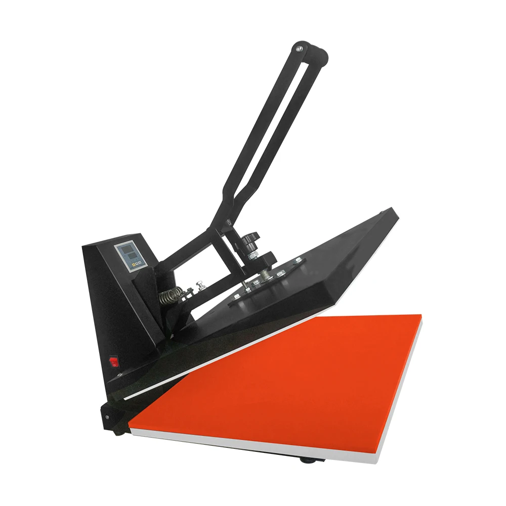 40*60 cm Teflon Flat Aluminum Plate Custom Logo Manual Clothes Heat Transfer Machine For Garment