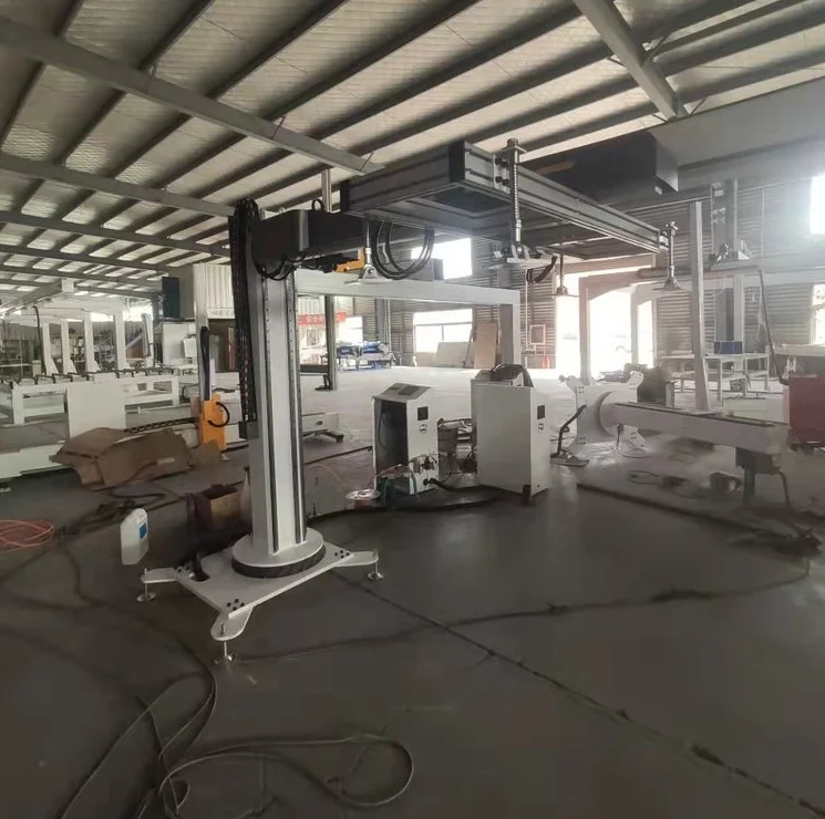 Automatic Pallet Stacking Machine PLC Control Robot Palletizing Packaging Palletizer Machine for Carton Case