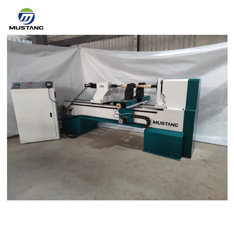 MT1530 Mustang Factory High Speed CNC Wood Turning Lathe for Wood Chair and Table Legs,Rome Column