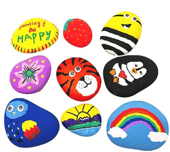 Hot Selling Big Stone Painting, River Rock Painting, DIY Flat Stone Painting