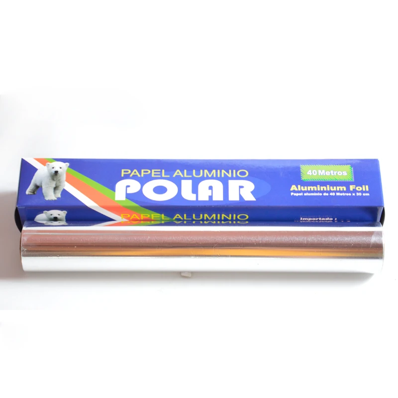 Пищевая коробка из алюминиевой фольги Rhea 5 микрон 40 метров * 30 см