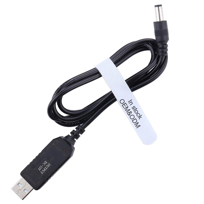  USB 5V-12V кабель питания 5.5X2.1 мм DC 5 В до 12