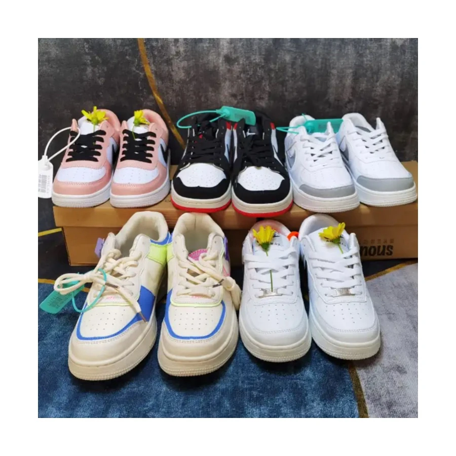 XW 2023 95% to new Bulk sale Second Hand Shoes Branded man and woman quality sports used Shoes Mixed