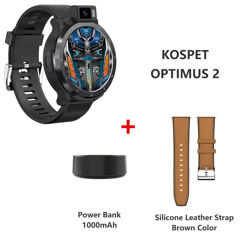 Смарт-часы Kospet Optimus 2 4G LTE Helio P22 13 МП 4 + 64