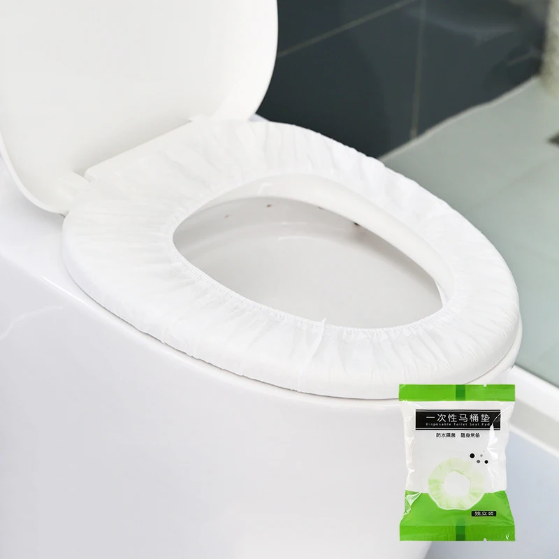 Оптовая продажа, нетканый дышащий коврик для унитаза, гигиеническая одноразовая бумага для подушки для сиденья унитаза