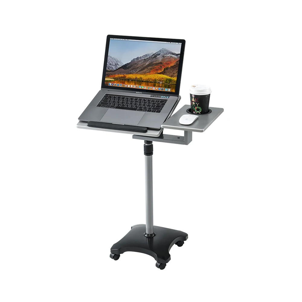 New 2021 Modern Minimalism Adjustable Height Laptop Cart for Home School Office Building Workshop