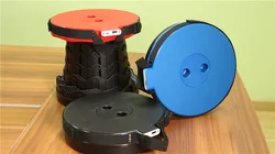 MO003- 3rd Generation Factory Wholesale Outdoor Folding Stool Telescopic Portable Foot Stool