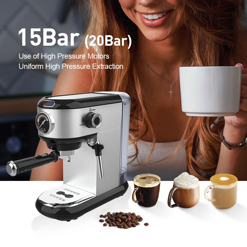 home use espresso coffee machine italian cafetera expresso china cappuccino maker restaurant espresso coffee maker