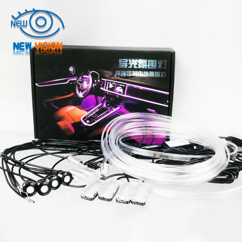 
phone control atmophere light fiber optic ambient lighting 