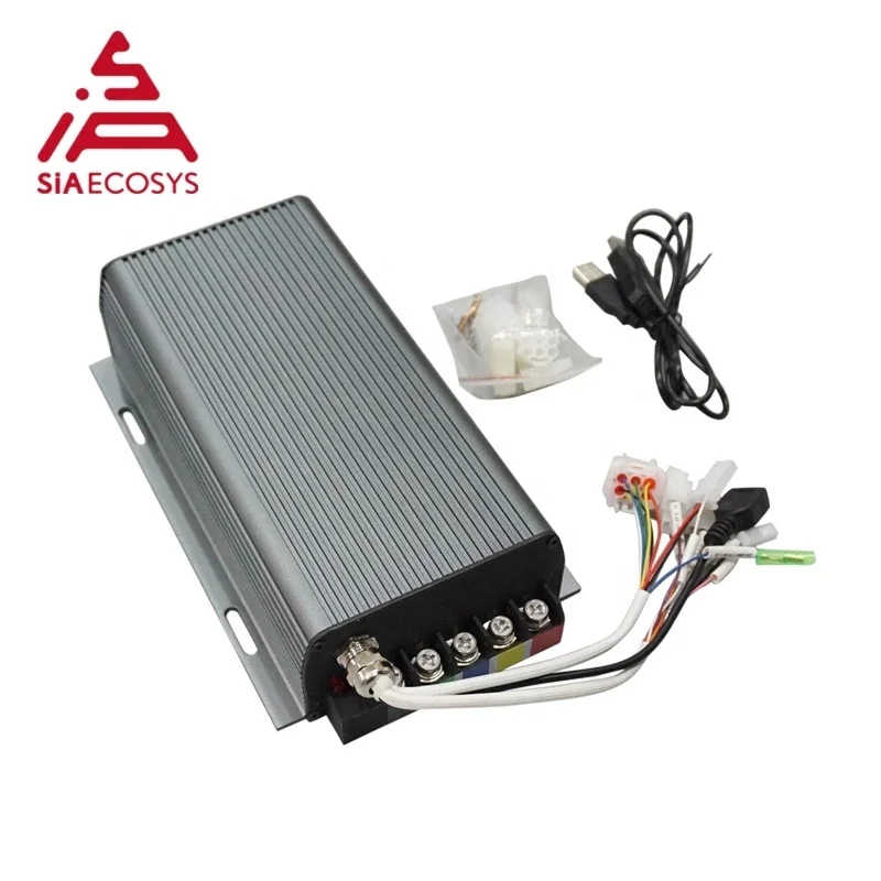 SIAECOSYS QS 12*5.0inch 5000W V4 Dual/Singal Shaft Detachable In Wheel Hub Motor Kits with Sabvoton 72200 Sine Wave Controller