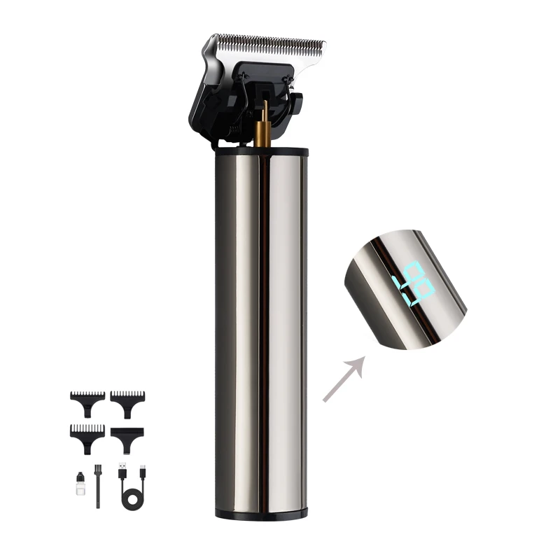 Профессиональная Беспроводная электрическая мини-машинка для стрижки волос с Т-образным лезвием
