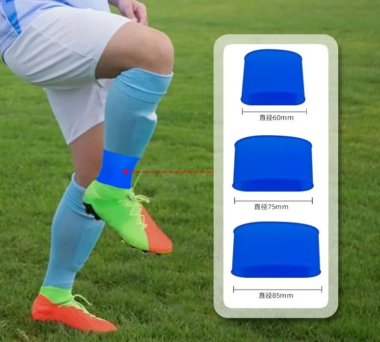 Shin Guard Straps Soccer Silicone  Anti Slip Grip Tapes for Adult Youth Kids Soccer