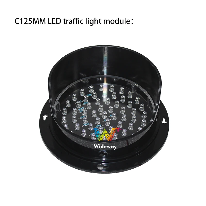 Pakistan IP65 UV protection PC125mm red yellow green feu de circulation LED traffic light assembly module
