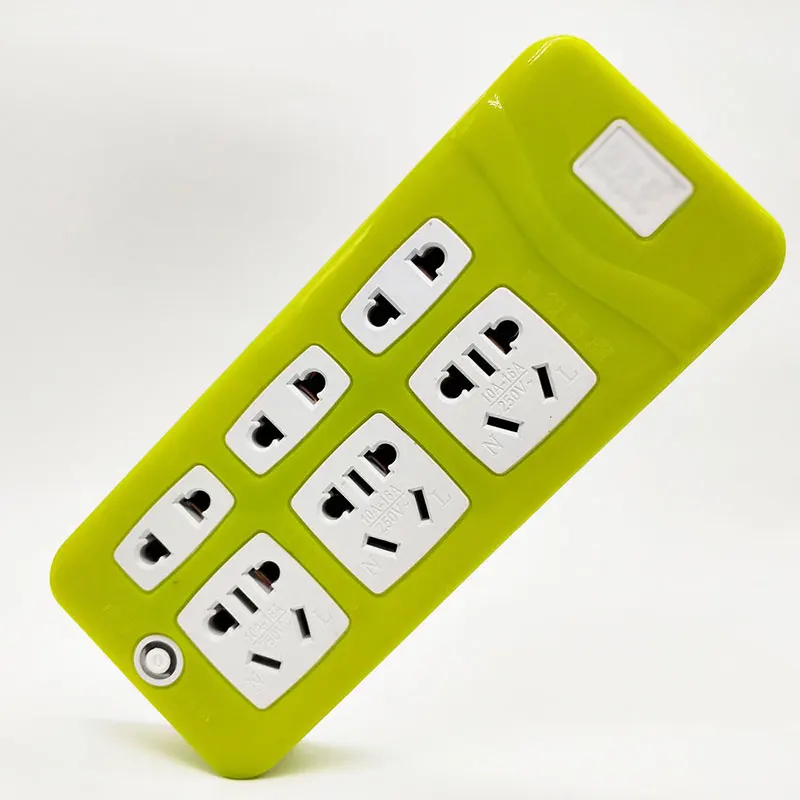 europe plug tower eu extension socket power strip with long cord