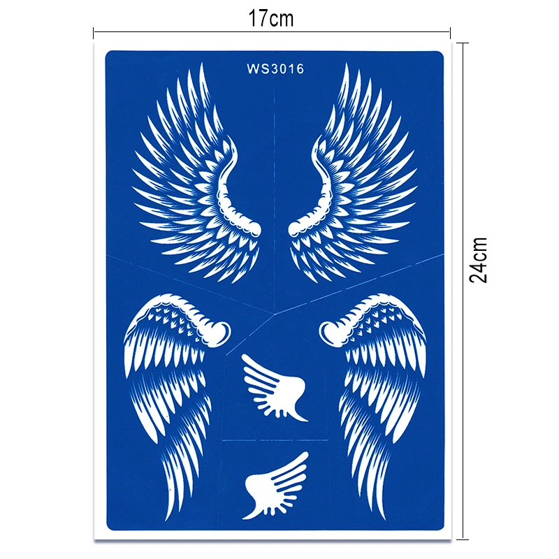 Black temporary flower henna stencils sticker paper kit wholesale customized hand body tattoos airbrush small stencil