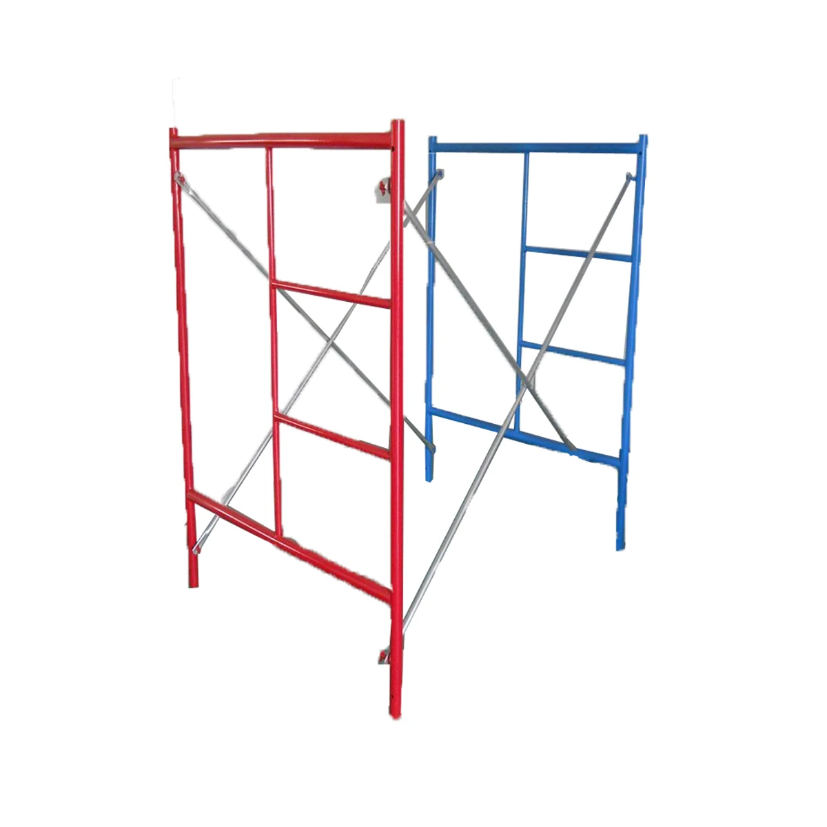 Q235 1 2 34 step ladder Stair Painted  Masonry simple Facade H  X frame Scaffolding system  For Sale  with wheels  work platform