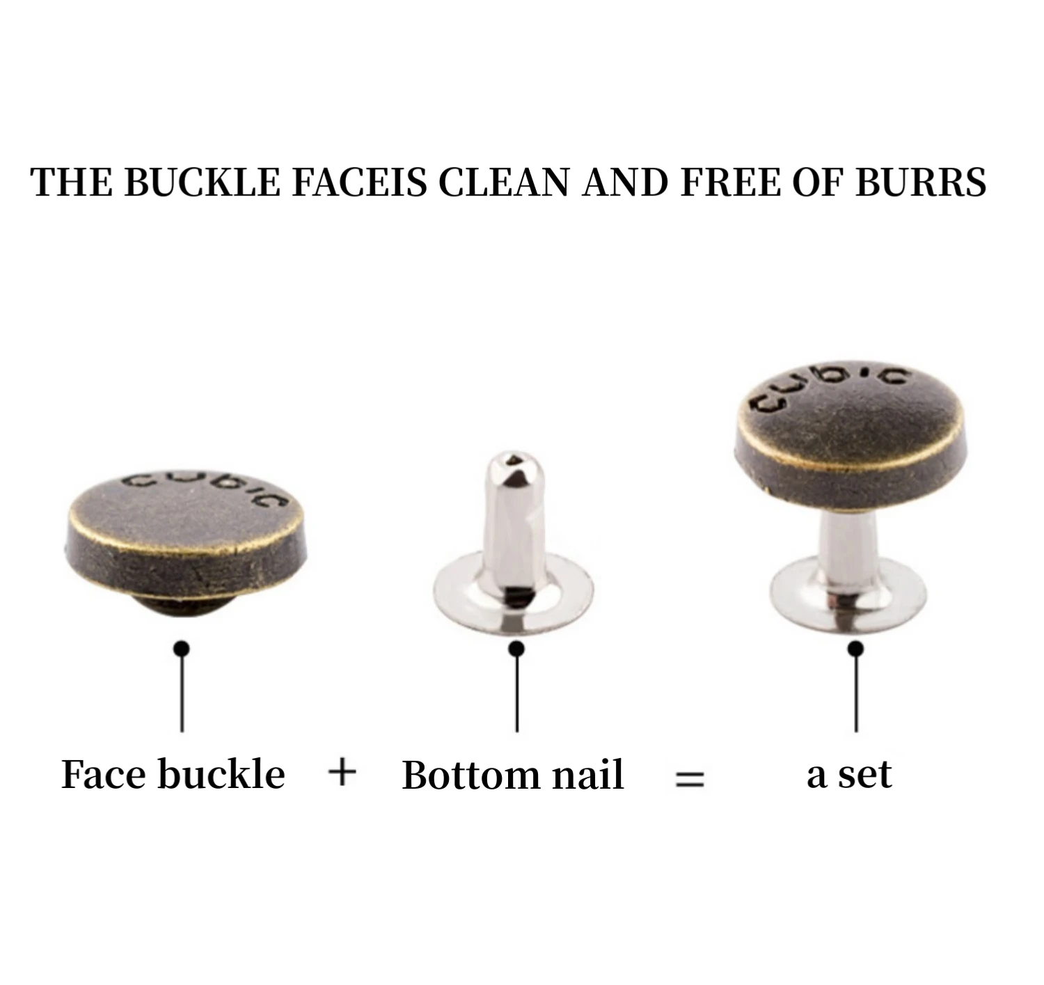 Wholesale Custom Logo Metal Jeans Rivet Button Rivets Decoration Spike Rivet For Clothing