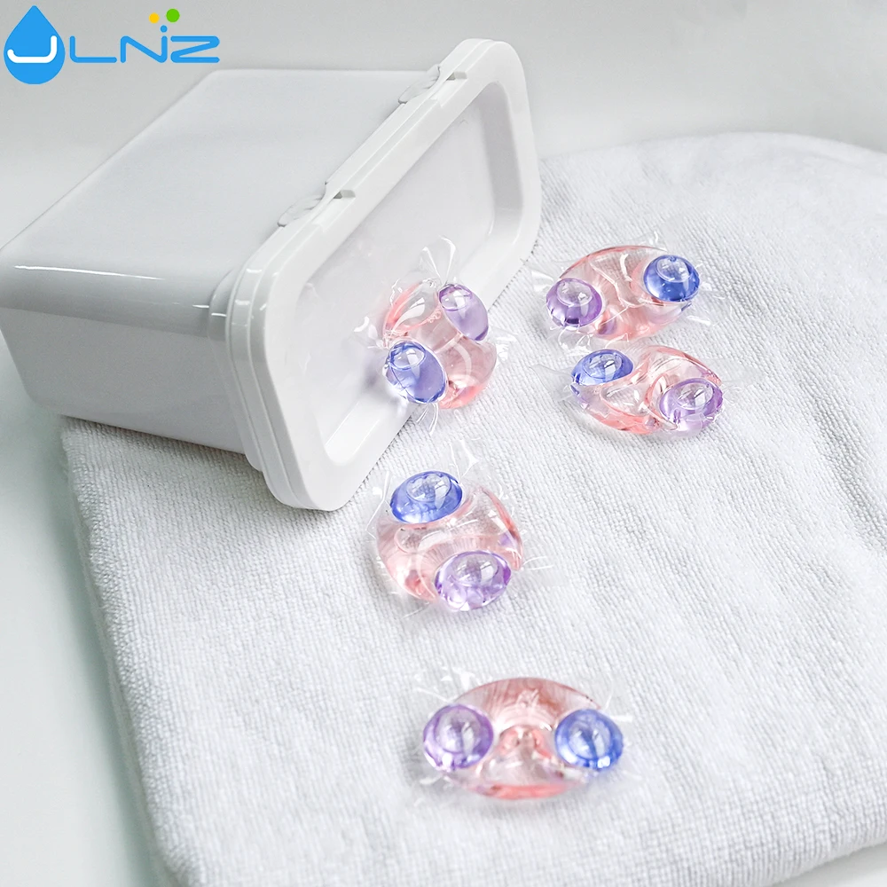 OEM cleaning product laundry beads cloth washing detergent pods liquid 3 in 1 laundry pods 2023 new products