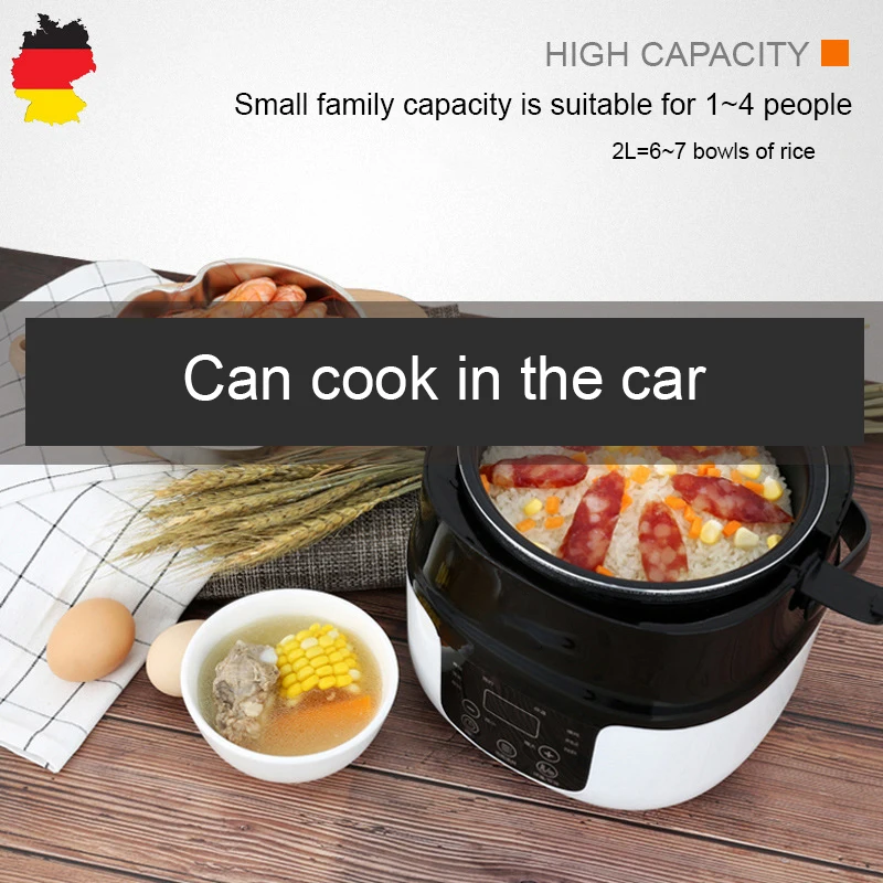 2022 New Cooking Appliances Small 1.2L Steam Rice Cooker 2.8L Electric Rice Cooker Wh-70G12A 2.8L Electric Rice Cooker 12 V Car