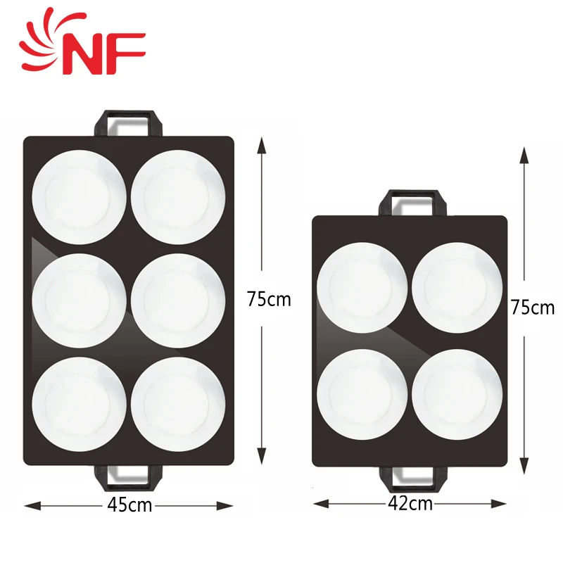 220V Black Metal Heating Board Food Warming Mats With Israel Plug