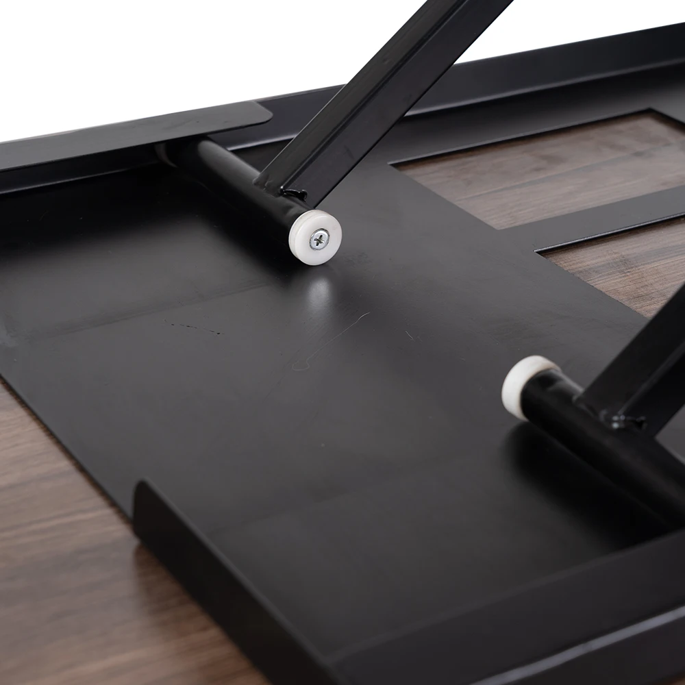 Motorized Height Adjustable Gas Spring Corner Standing Foldable Study Converter Desk