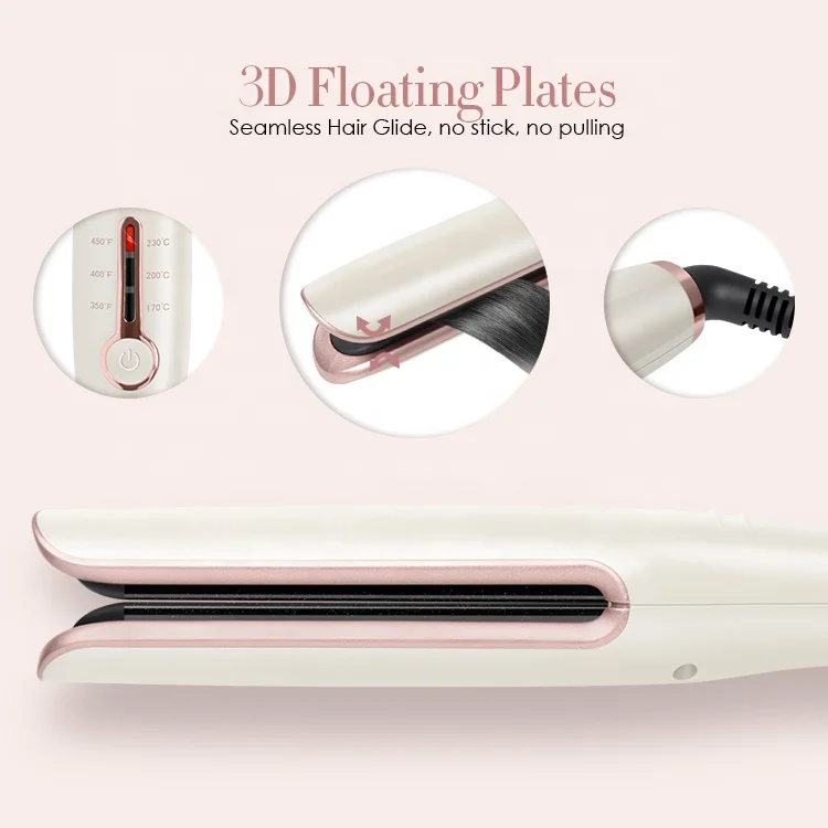 
2020 New Arrival 2 in 1 Flat Iron and Curling Iron 