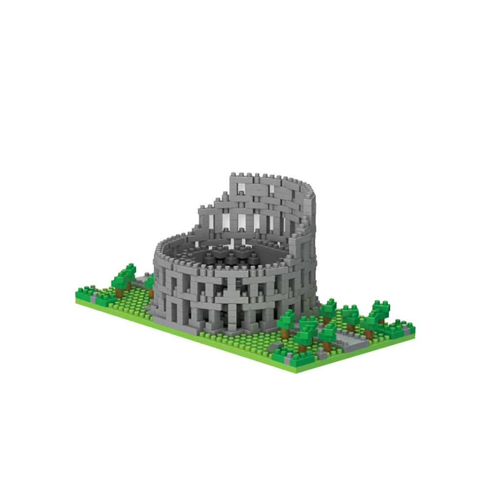 8406-8409 Mini World Famous Buildings Model Nano Blocks Creation Gifts Micro Building Block Sets Children Educational Toys Kids