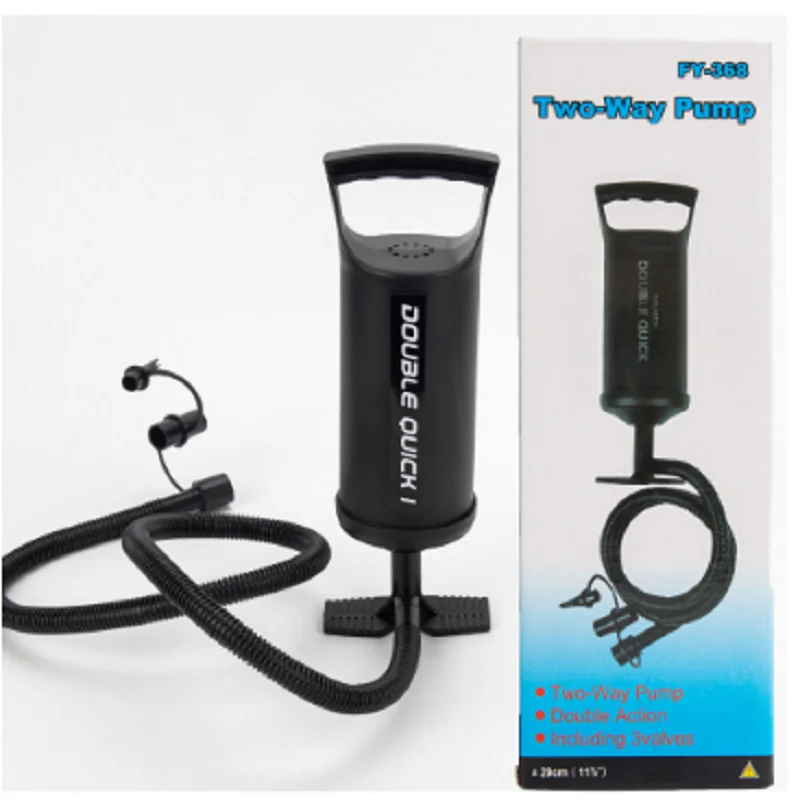 Hot sale  double action hand pumps modern air hand pump for outdoor inflatable air bed swimming pool float ring sofa baby