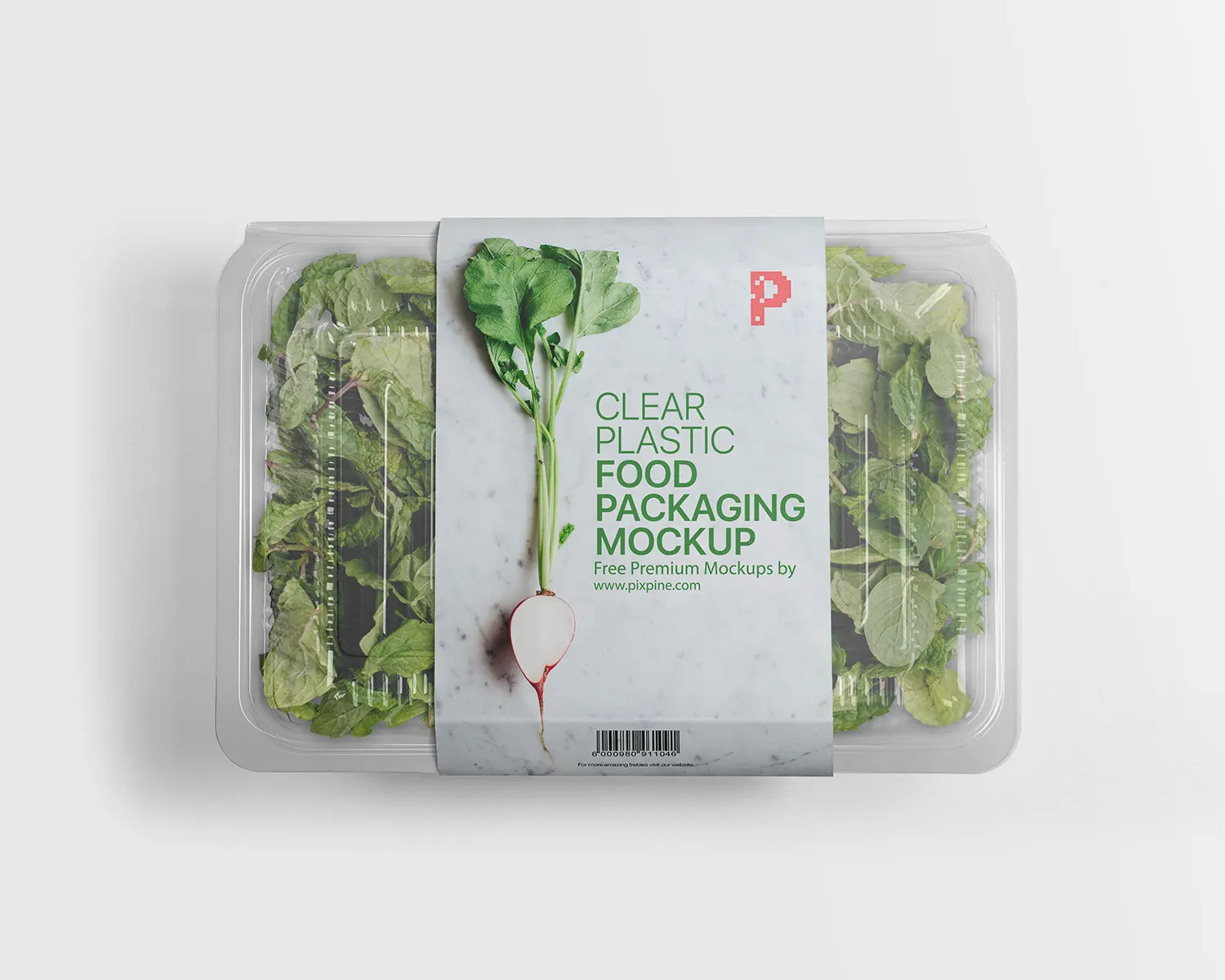 Clear Plastic Hinged Microgreen Clamshell Container Box Transparent Hinged Box Packaging For Fresh Vegetable Herb